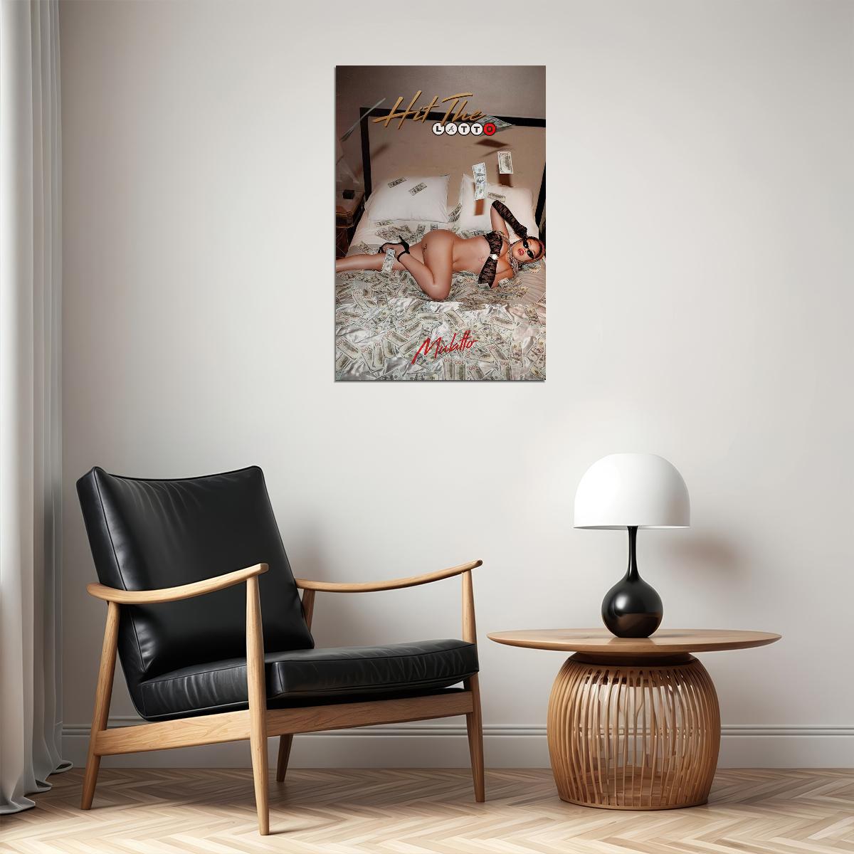 Mulatto Hit The Latto 2020 Rap Album Singer Poster Wall Art Print Home Wall Decor - xonomax