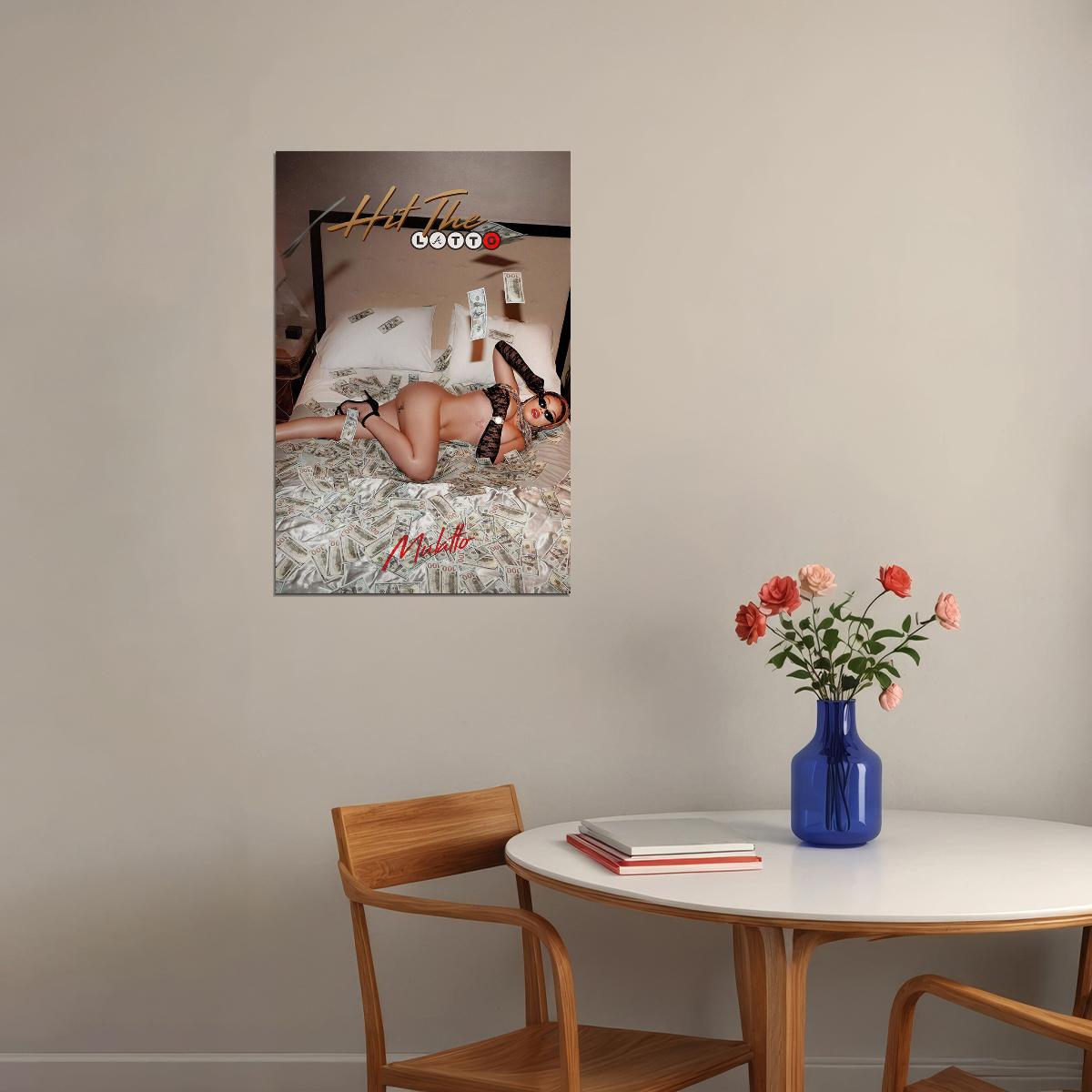 Mulatto Hit The Latto 2020 Rap Album Singer Poster Wall Art Print Home Wall Decor - xonomax