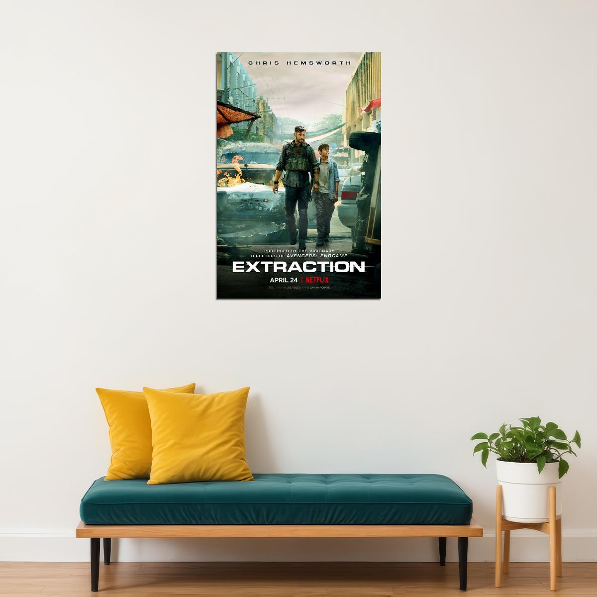 Extraction Out Of The Fire Movie Thriller Poster Wall Art Print Home Wall Decor - xonomax