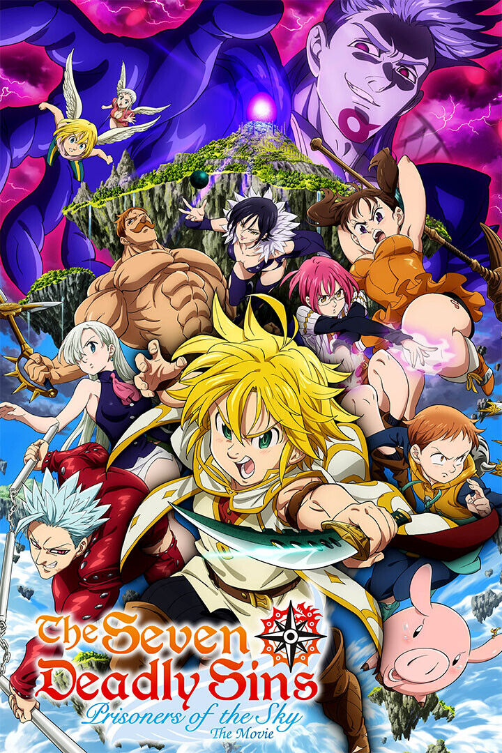 Hot Japan Anime Comic The Seven Deadly Sins Poster Wall Art Print Home Wall Decor