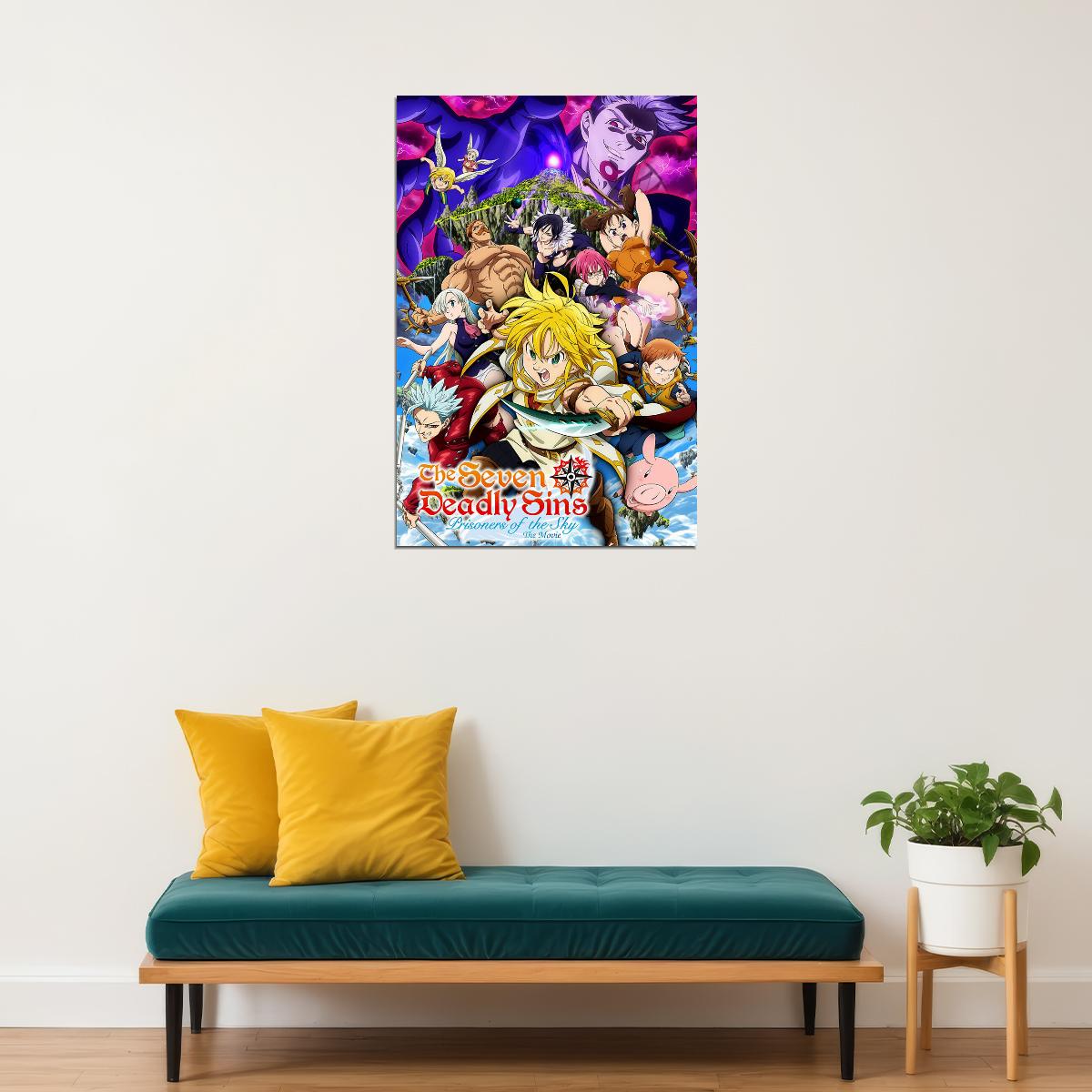 Hot Japan Anime Comic The Seven Deadly Sins Poster Wall Art Print Home Wall Decor