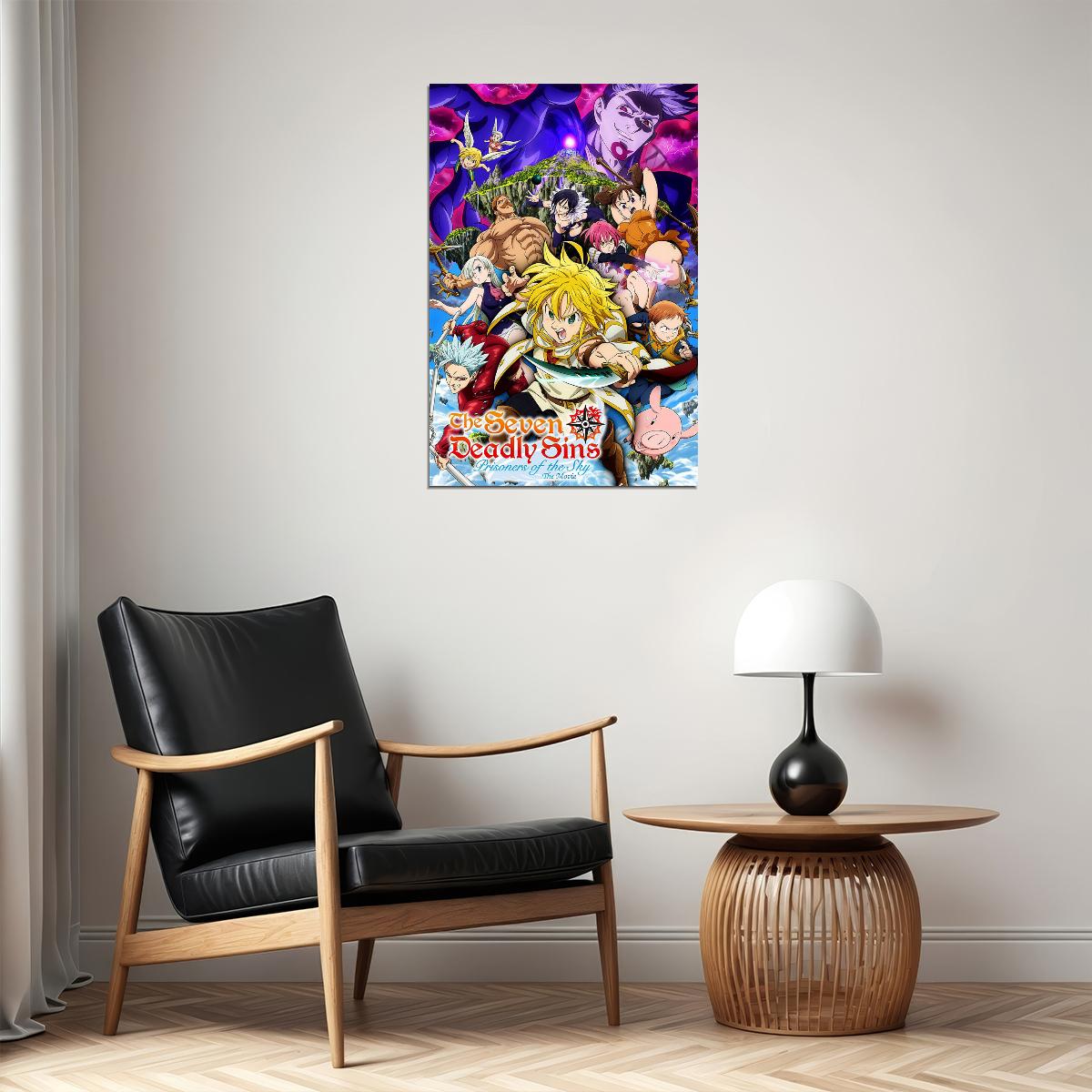 Hot Japan Anime Comic The Seven Deadly Sins Poster Wall Art Print Home Wall Decor