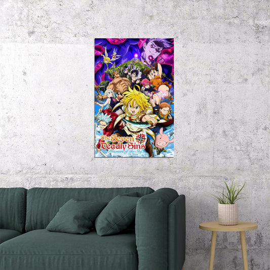 Hot Japan Anime Comic The Seven Deadly Sins Poster Wall Art Print Home Wall Decor - xonomax