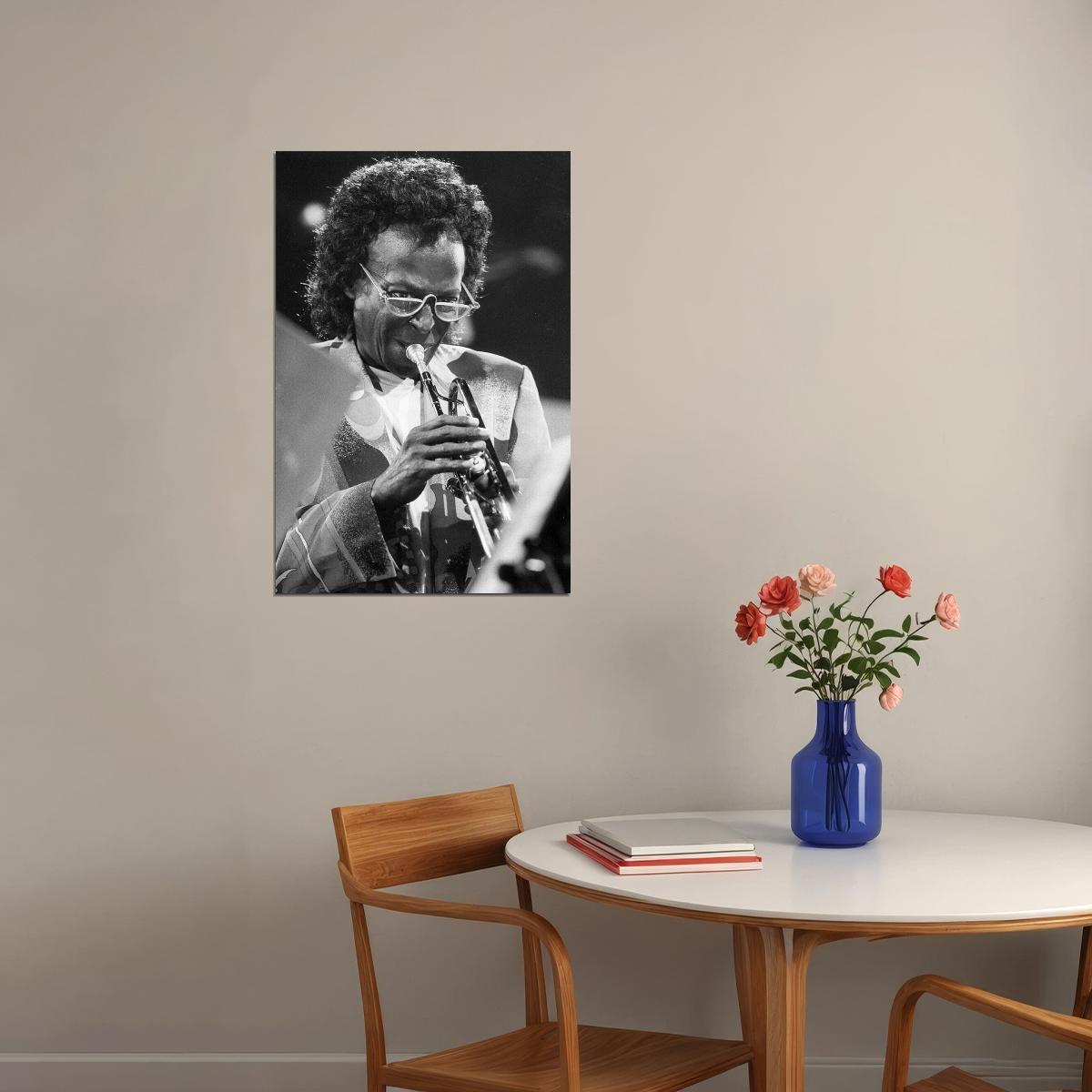 Hot Miles Davis Godfather Music Singer Poster Wall Art Print Home Wall Decor - xonomax