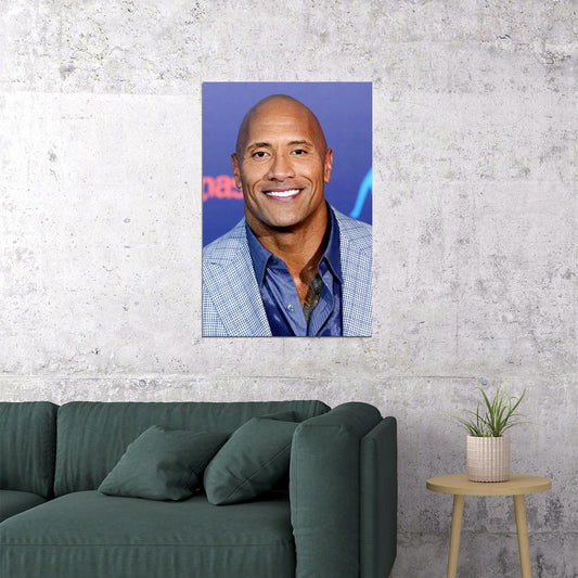Hot The Rock Dwayne Johnson Artist Poster Wall Art Print Home Wall Decor - xonomax