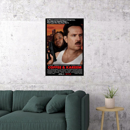 Coffee And Kareem Movie Comedy Crime 2020 Poster Wall Art Print Home Wall Decor - xonomax