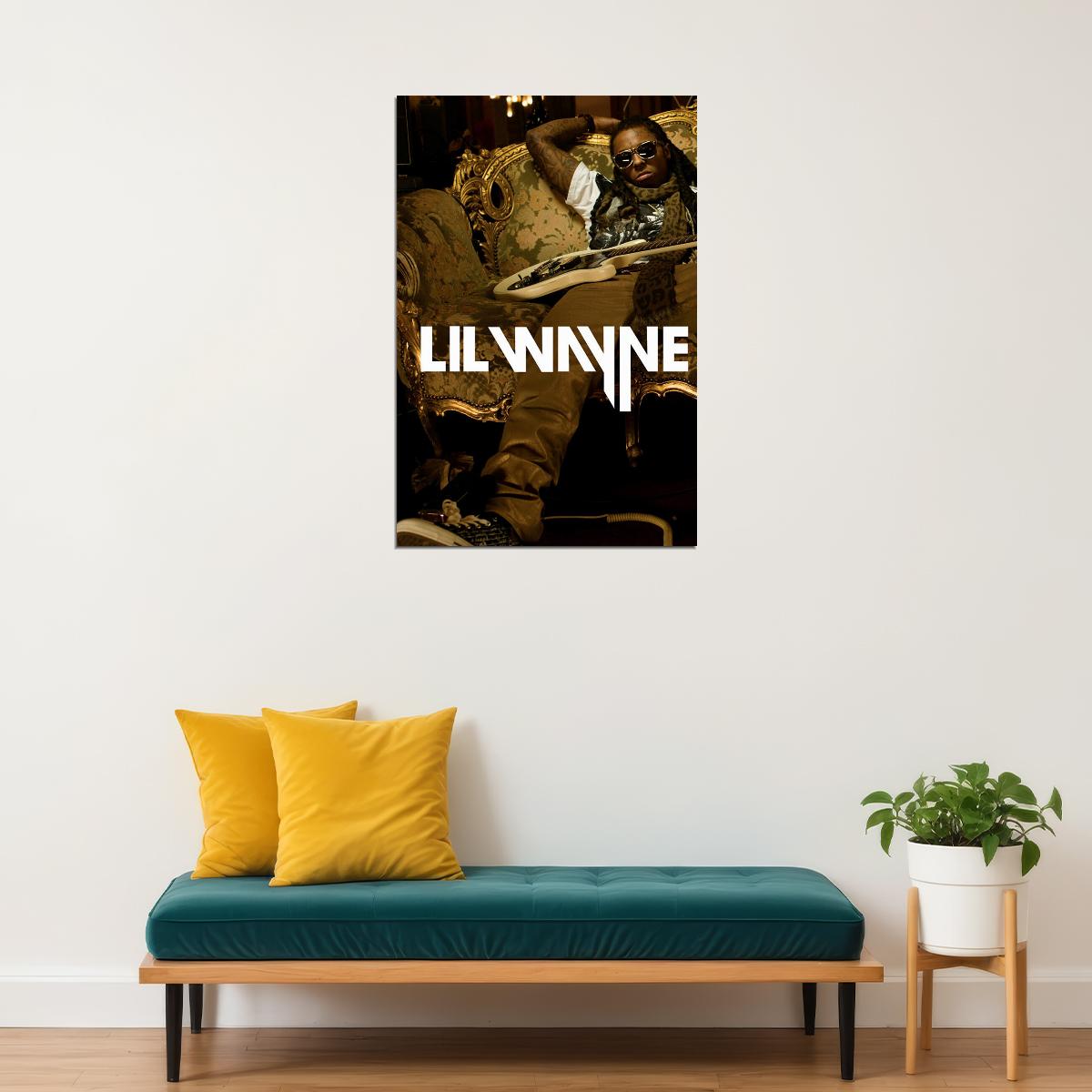 Lil Wayne Rebirth Rap Artist Music 2020 Poster Wall Art Print Home Wall Decor - xonomax