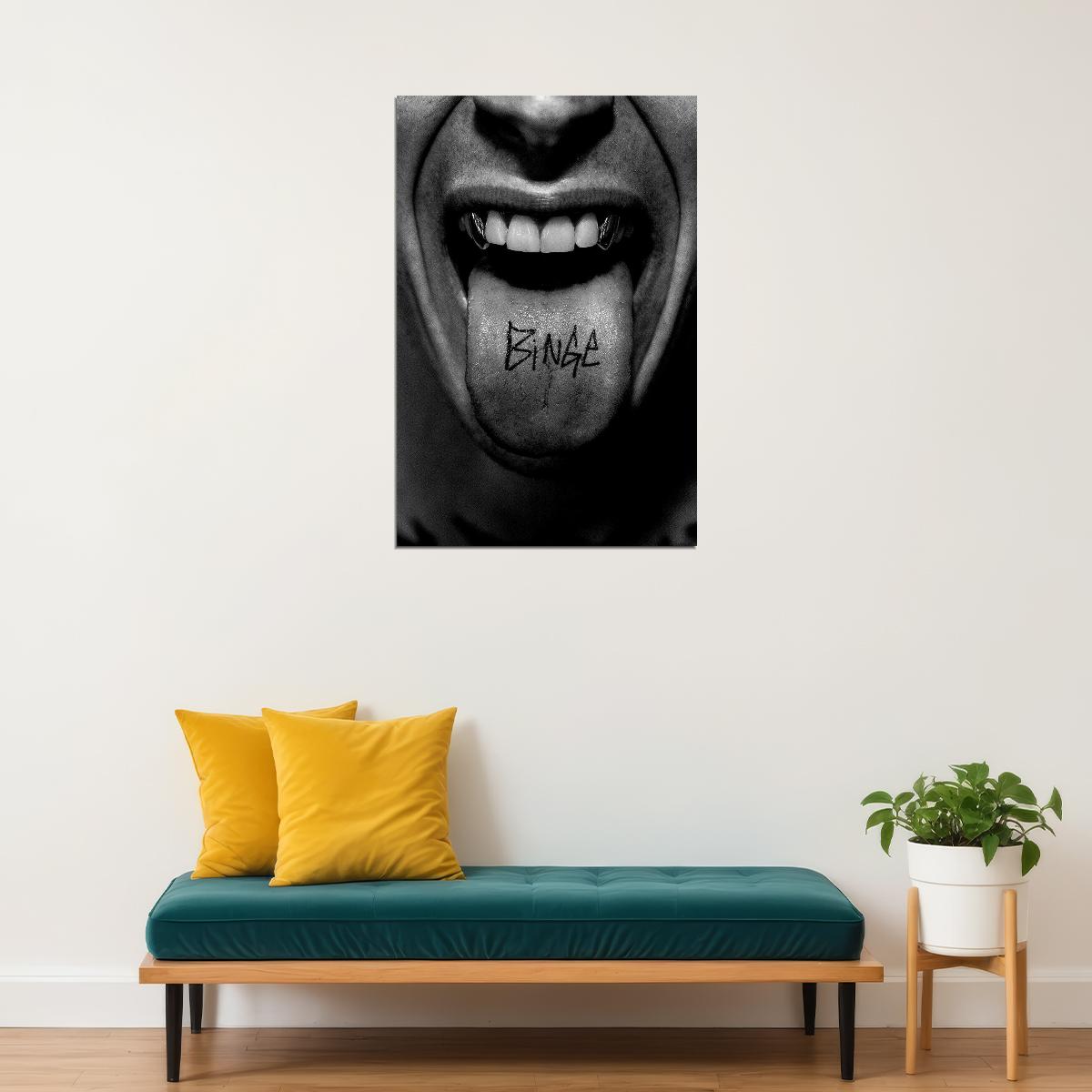 Machine Gun Kelly Binge Ep 2020 Rap Album Singer Poster Wall Art Print Home Wall Decor - xonomax
