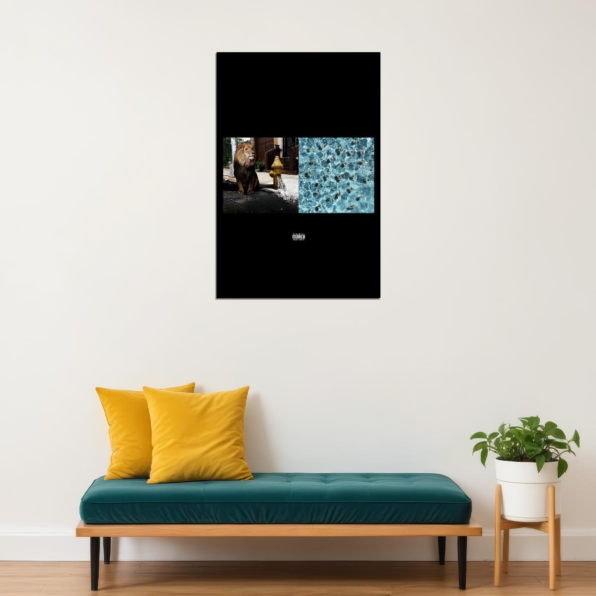 Meek Mill Legends Of The Summer 2020 Rap Album Singer Poster Wall Art Print Home Wall Decor - xonomax