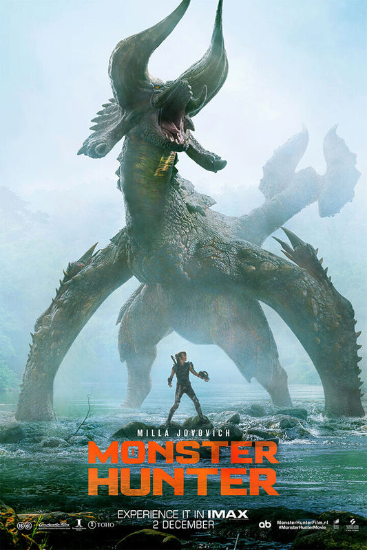 Monster Hunter Movie Milla Jovovich Adventure Poster Wall Art Print Home Wall Decor - xonomax