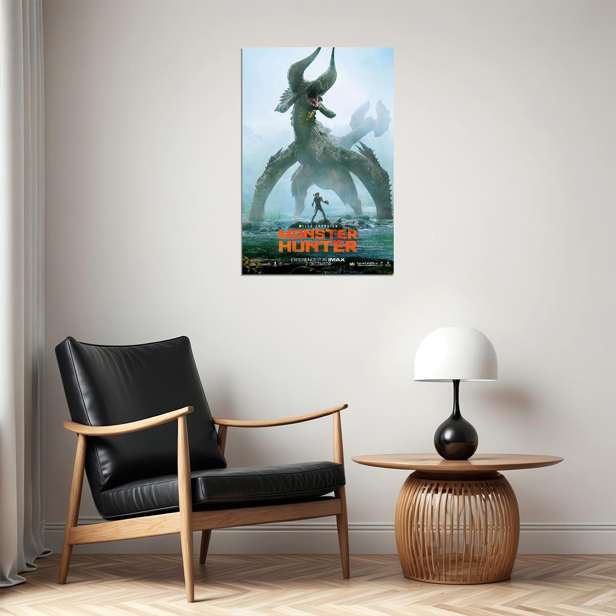 Monster Hunter Movie Milla Jovovich Adventure Poster Wall Art Print Home Wall Decor - xonomax