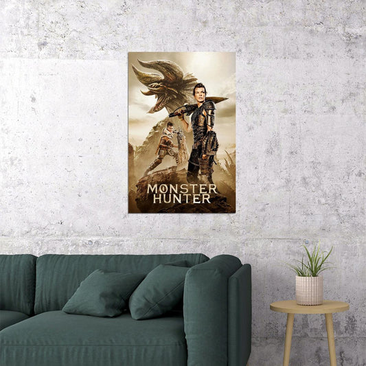 Monster Hunter Movie Milla Jovovich Fantasy Poster Wall Art Print Home Wall Decor - xonomax