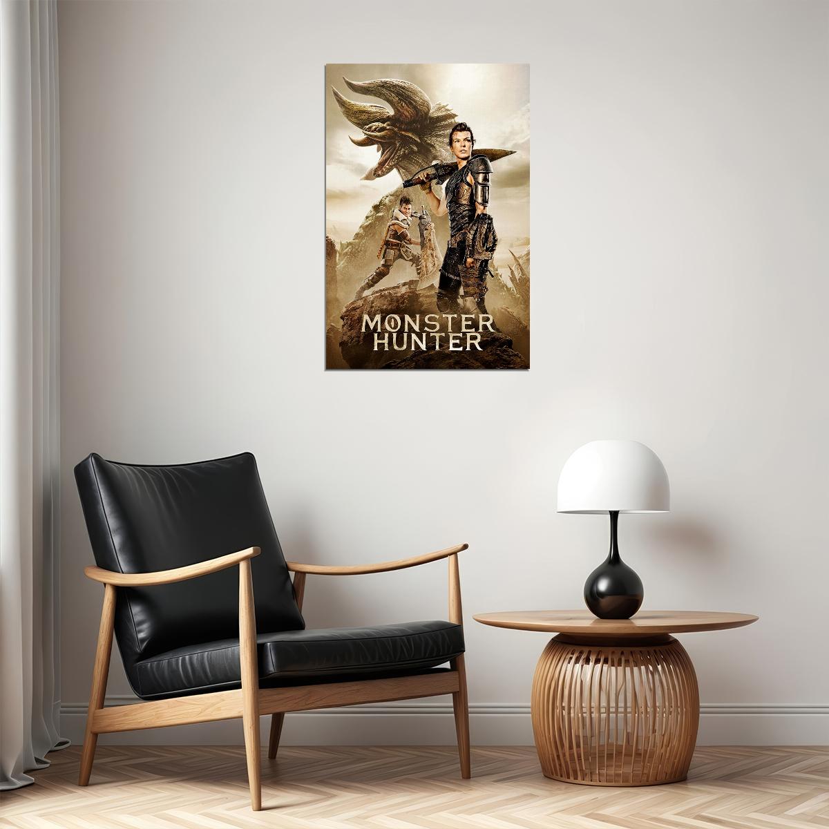 Monster Hunter Movie Milla Jovovich Fantasy Poster Wall Art Print Home Wall Decor - xonomax