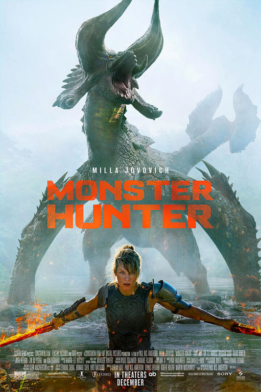 Monster Hunter Movie Milla Jovovich Poster Wall Art Print Home Wall Decor - xonomax
