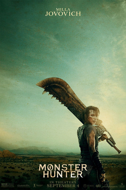Monster Hunter Movie 2020 Tony Jaa Hot Adventure Poster Wall Art Print Home Wall Decor - xonomax