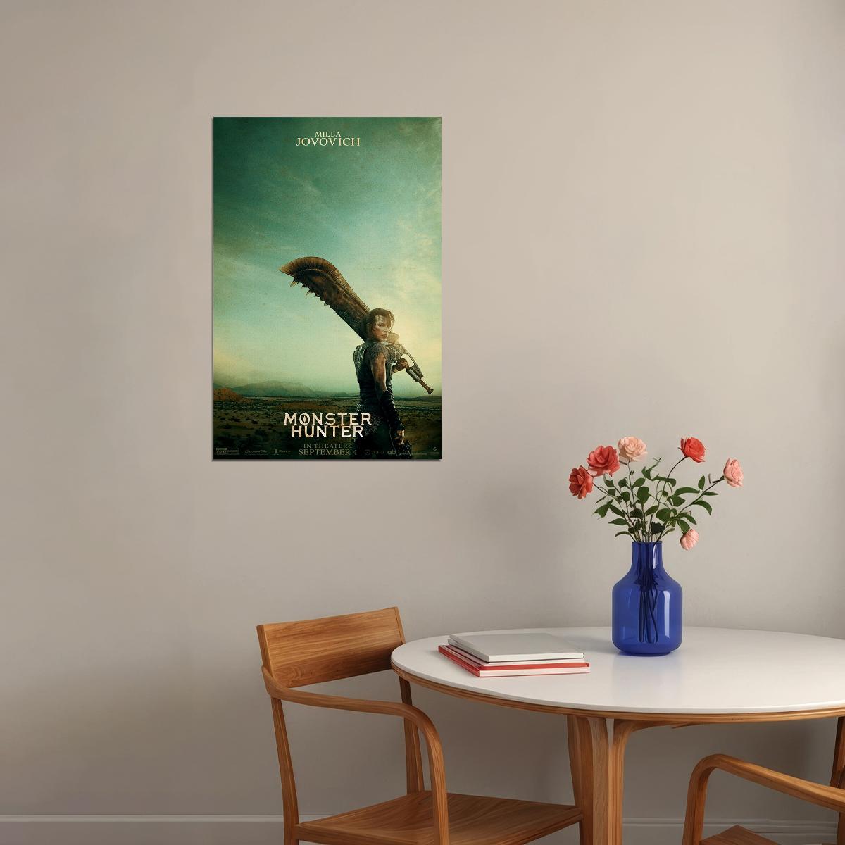 Monster Hunter Movie 2020 Tony Jaa Hot Adventure Poster Wall Art Print Home Wall Decor - xonomax