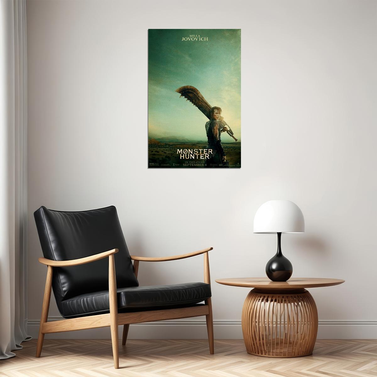 Monster Hunter Movie 2020 Tony Jaa Hot Adventure Poster Wall Art Print Home Wall Decor - xonomax