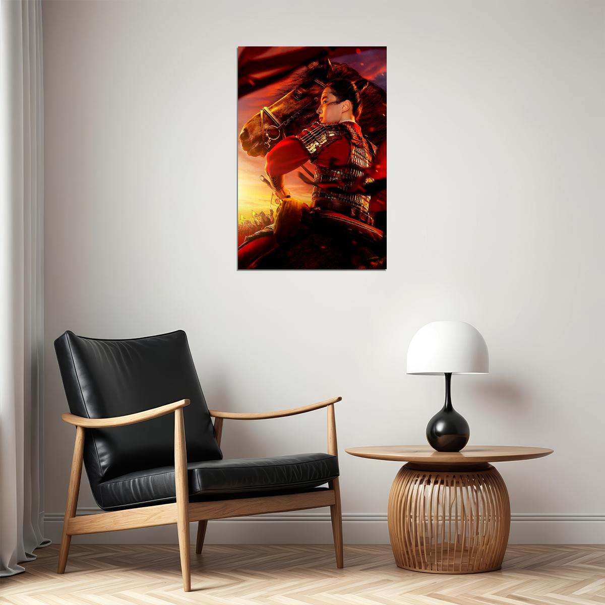 Mulan Movie 2020 Hot Girl Yifei Liu Action Poster Wall Art Print Home Wall Decor - xonomax
