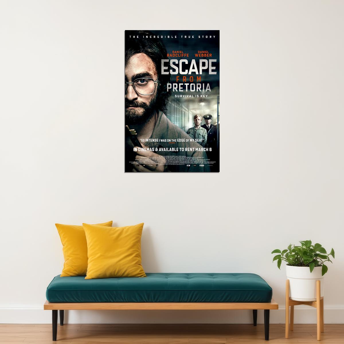 Escape From Pretoria 2020 Movie Thriller Poster Wall Art Print Home Wall Decor - xonomax