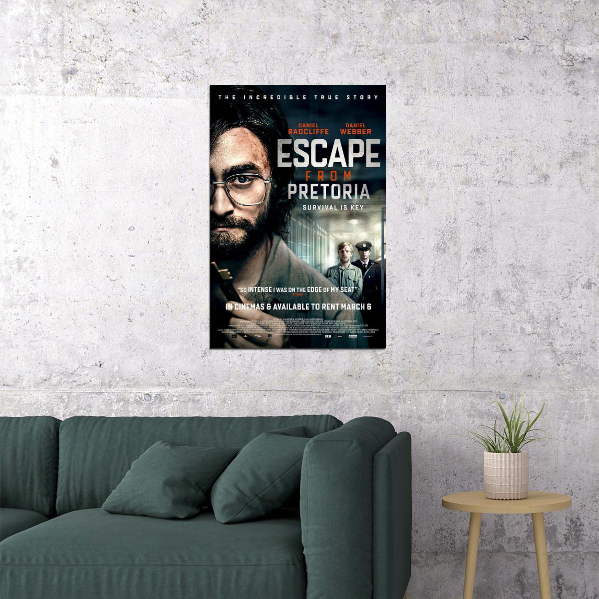 Escape From Pretoria 2020 Movie Thriller Poster Wall Art Print Home Wall Decor - xonomax