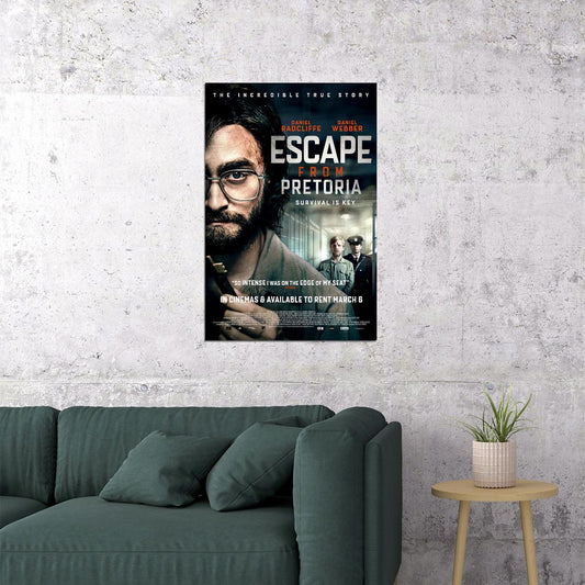Escape From Pretoria 2020 Movie Thriller Poster Wall Art Print Home Wall Decor - xonomax