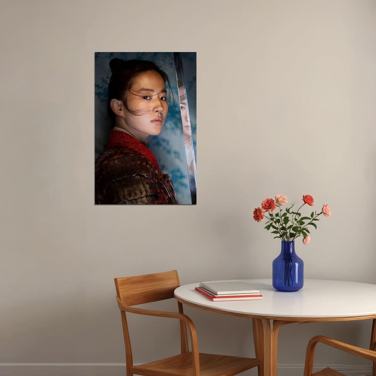 Mulan 2020 Movie Yifei Liu Sexy Girl Adventure Poster Wall Art Print Home Wall Decor - xonomax