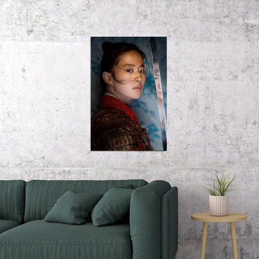 Mulan 2020 Movie Yifei Liu Sexy Girl Adventure Poster Wall Art Print Home Wall Decor - xonomax