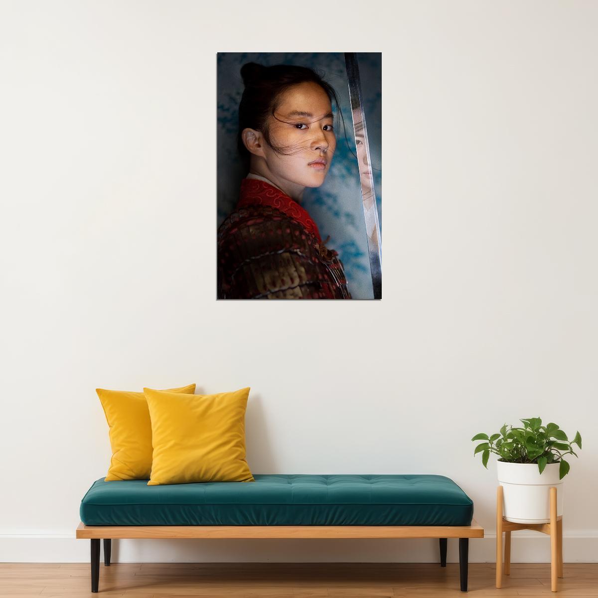 Mulan 2020 Movie Yifei Liu Sexy Girl Adventure Poster Wall Art Print Home Wall Decor - xonomax