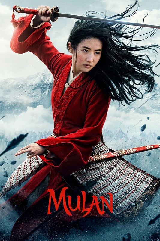 Mulan Movie 2020 Chinese Yifei Liu Warrior Adventure Poster Wall Art Print Home Wall Decor - xonomax