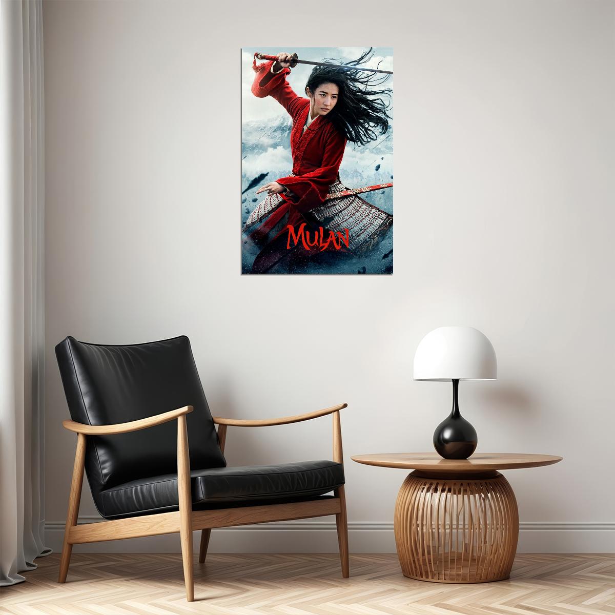 Mulan Movie 2020 Chinese Yifei Liu Warrior Adventure Poster Wall Art Print Home Wall Decor - xonomax
