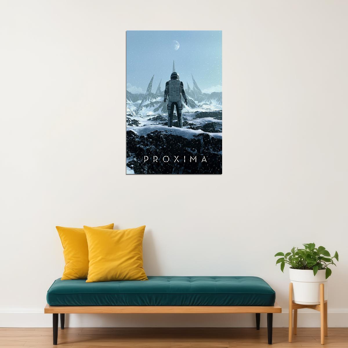 Proxima 2020 Movie Eva Green Action Adventure Dram Poster Wall Art Print Home Wall Decor - xonomax