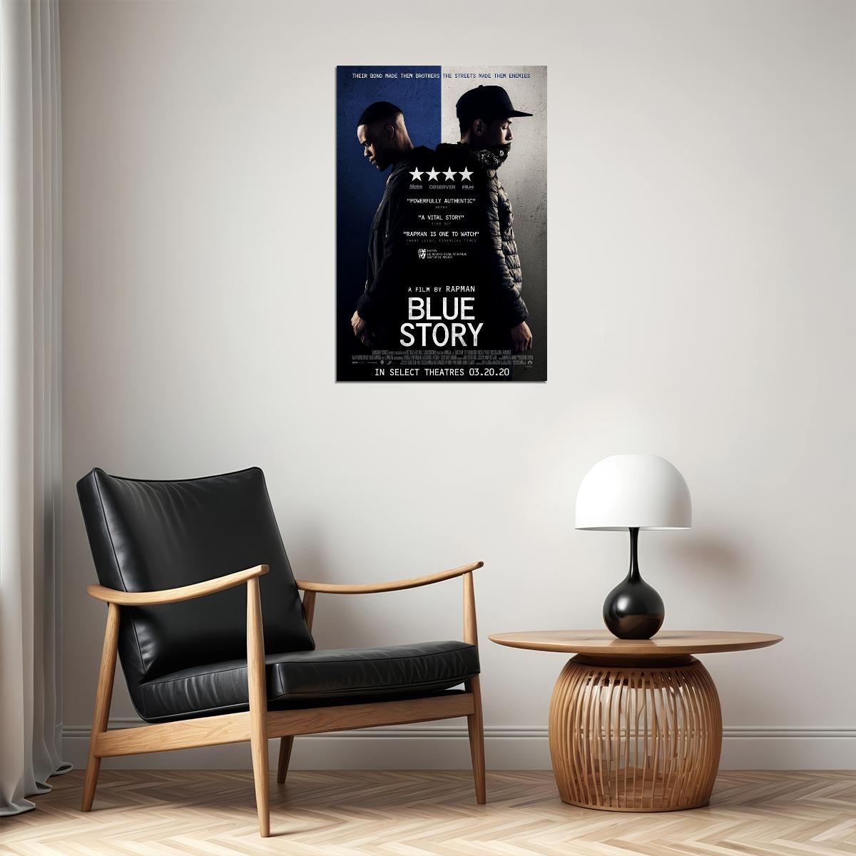 Blue Story Movie 2020 Crime Drama Poster Wall Art Print Home Wall Decor - xonomax
