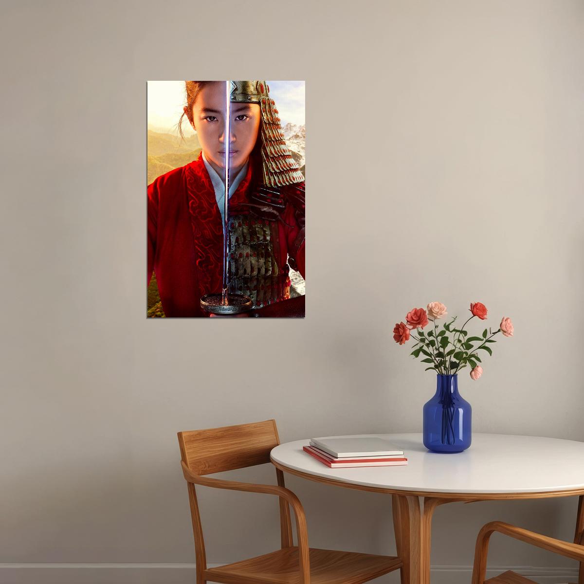Mulan Movie 2020 Yifei Liu Action Adventure Poster Wall Art Print Home Wall Decor - xonomax