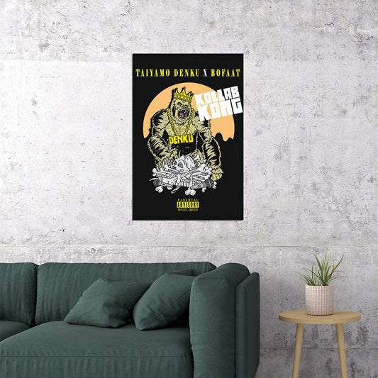 Taiyamo Denku Bo Faat Beatz Kollab Kong Musoc Album Poster Wall Art Print Home Wall Decor - xonomax