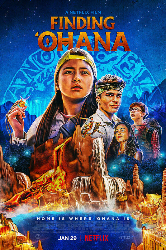 Finding Ohana Movie Action Adventure Comedy Poster Wall Art Print Home Wall Decor - xonomax