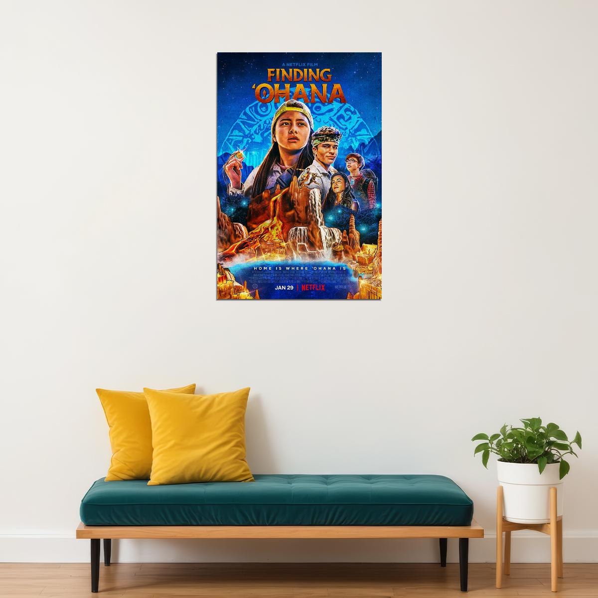 Finding Ohana Movie Action Adventure Comedy Poster Wall Art Print Home Wall Decor - xonomax