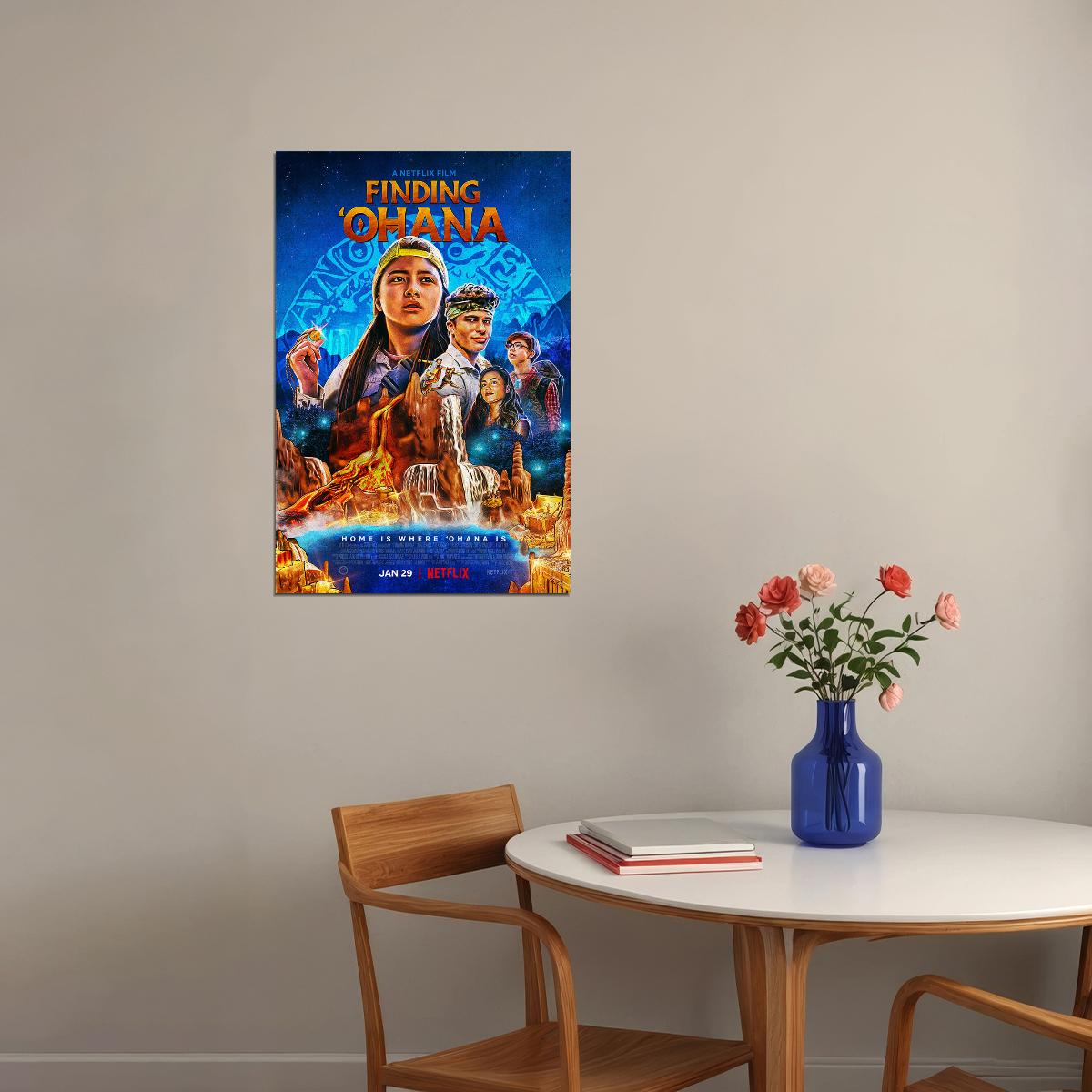 Finding Ohana Movie Action Adventure Comedy Poster Wall Art Print Home Wall Decor - xonomax