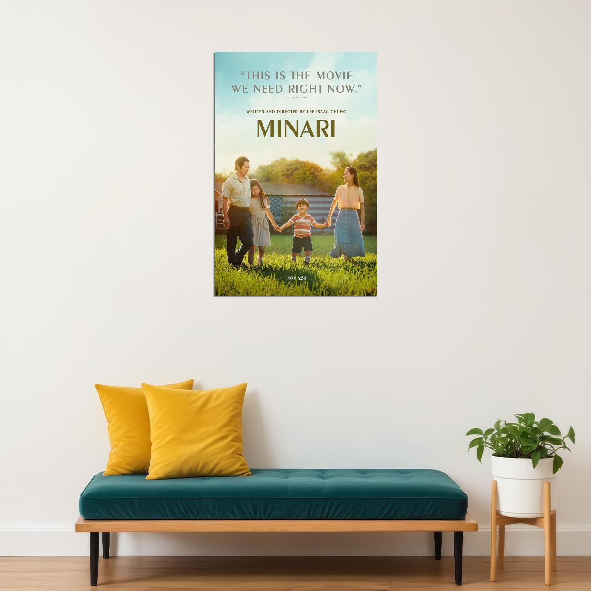 Minari Movie Adventure Drama Poster Wall Art Print Home Wall Decor - xonomax