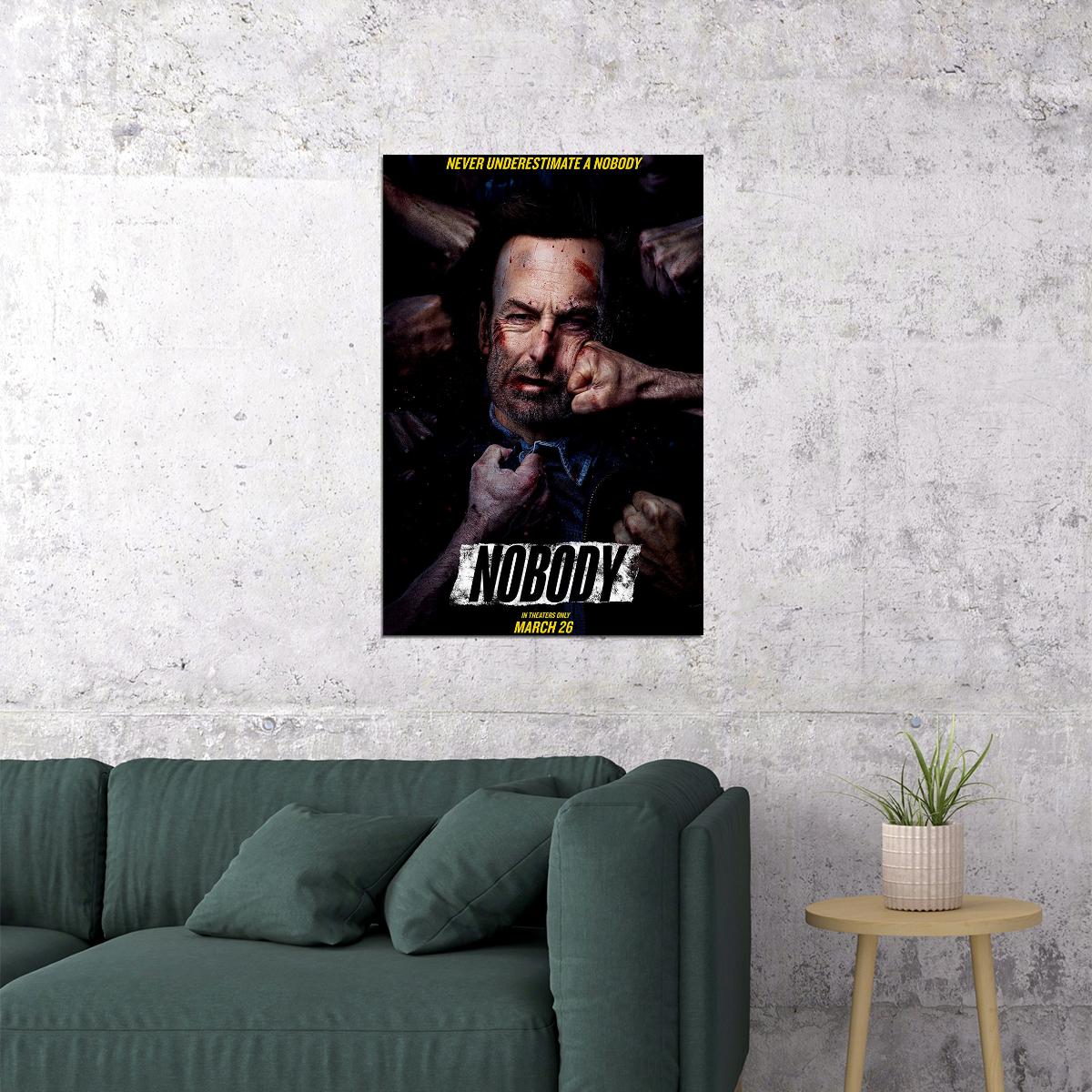 Never Underestimate A Nobody Movie Drama Poster Wall Art Print Home Wall Decor - xonomax
