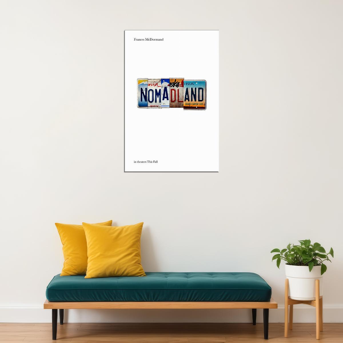 Nomadland Movie 2021 Drama Travel Poster Wall Art Print Home Wall Decor - xonomax