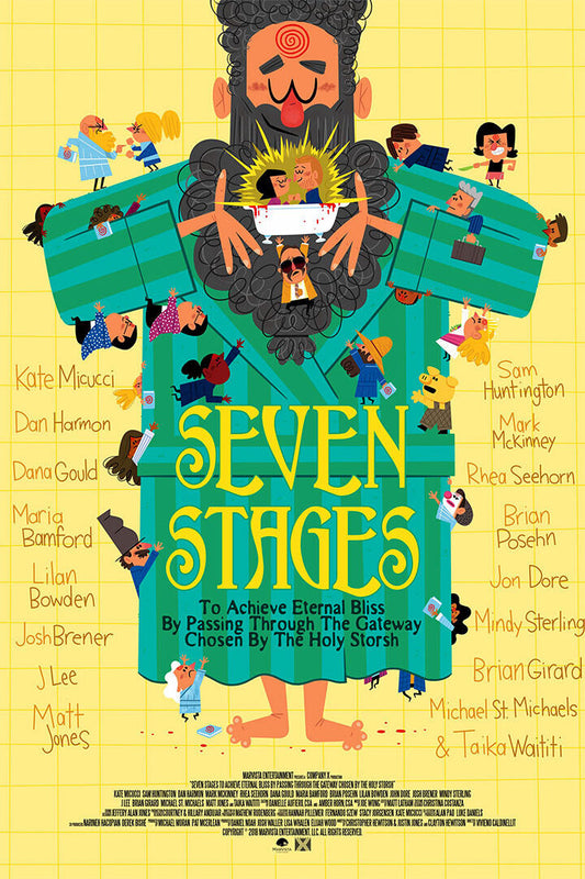 Seven Stages To Achieve Eternal Bliss Movie Poster Wall Art Print Home Wall Decor - xonomax