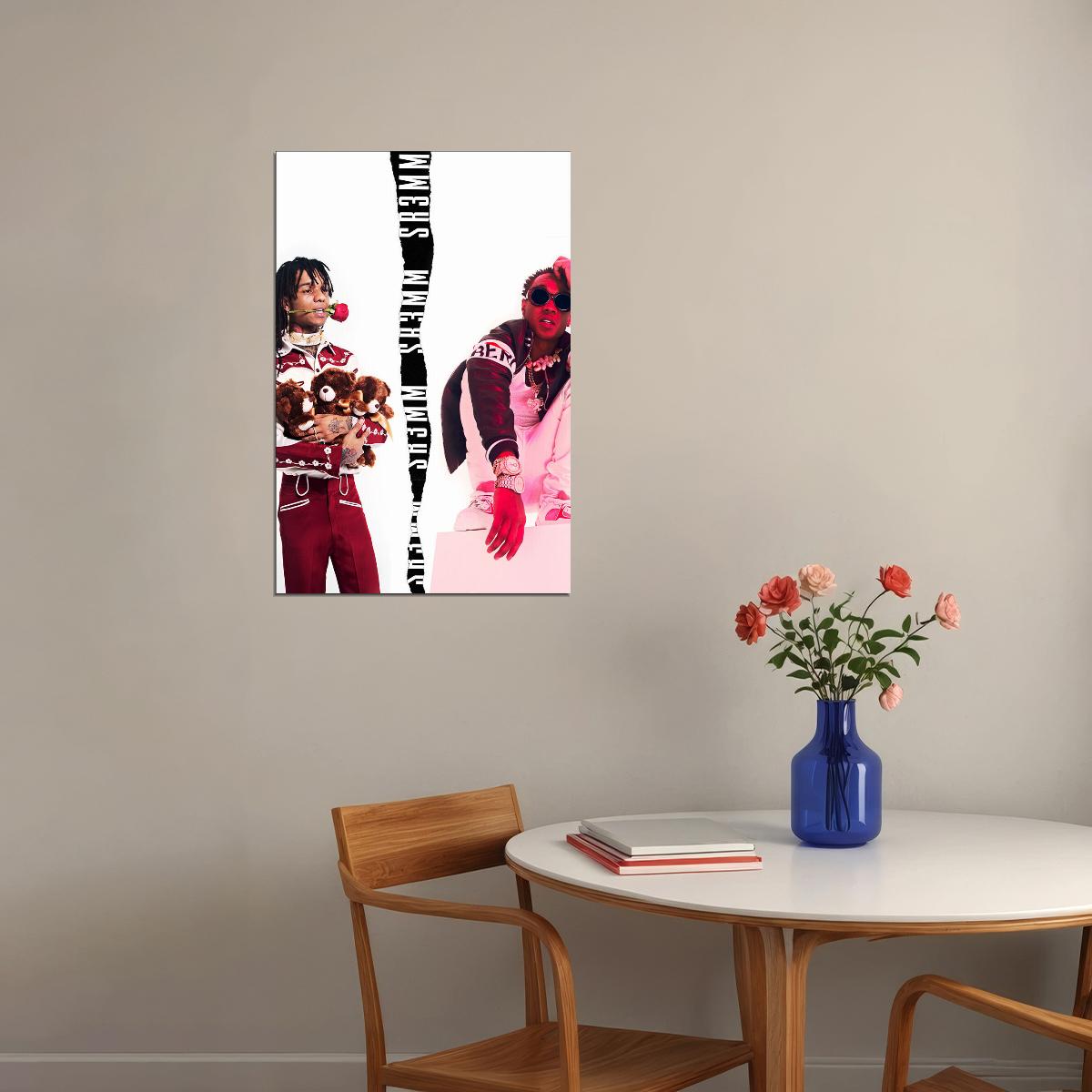 Rae Sremmurd Sr3mm 2020 Rap Album Singer Musicians Poster Wall Art Print Home Wall Decor - xonomax