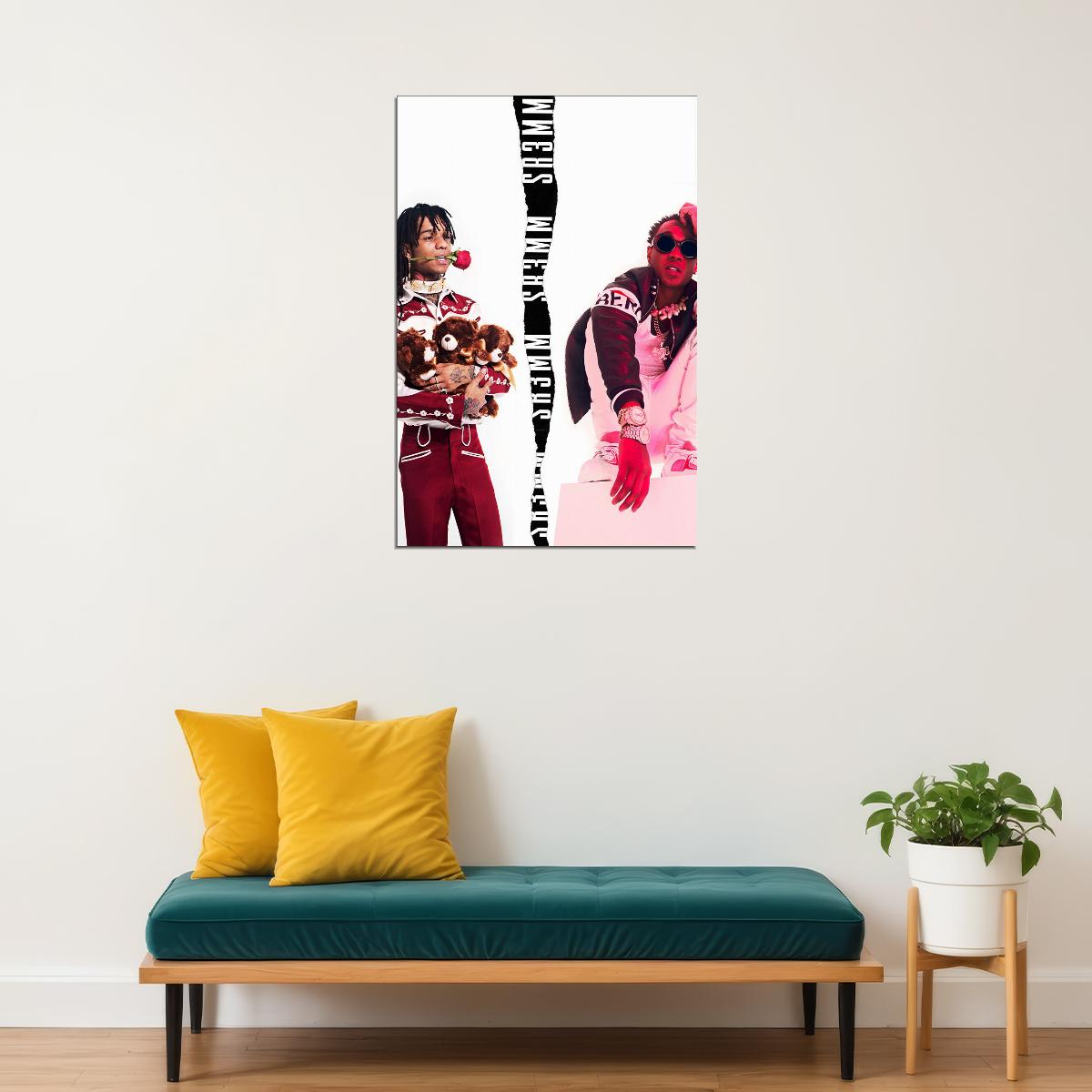 Rae Sremmurd Sr3mm 2020 Rap Album Singer Musicians Poster Wall Art Print Home Wall Decor - xonomax