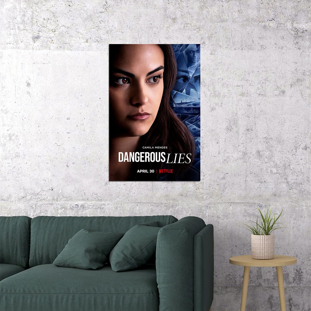 Dangerous Lies Tv Movie Horror 2020 Thriller Poster Wall Art Print Home Wall Decor - xonomax