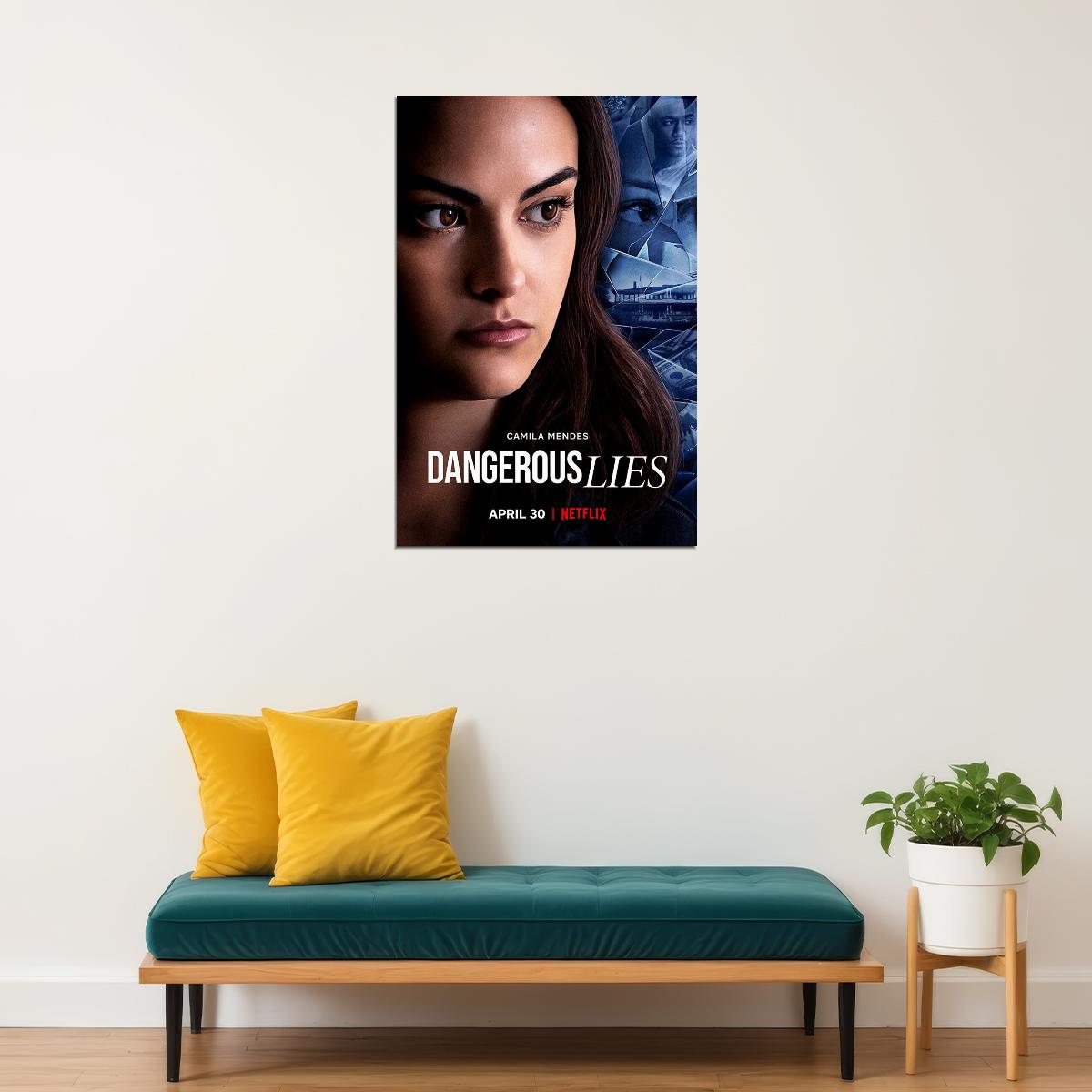 Dangerous Lies Tv Movie Horror 2020 Thriller Poster Wall Art Print Home Wall Decor - xonomax