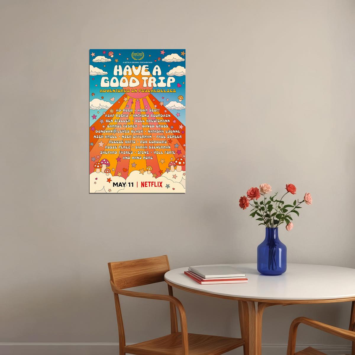 Have A Good Trip Psychedelics Tv Movie 2020 Poster Wall Art Print Home Wall Decor - xonomax