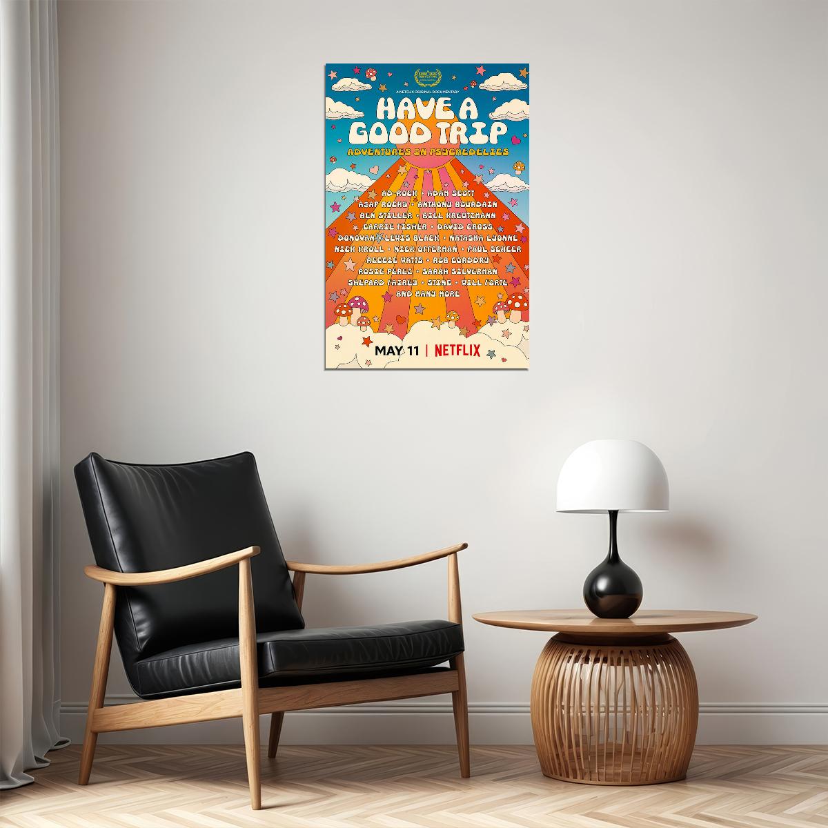 Have A Good Trip Psychedelics Tv Movie 2020 Poster Wall Art Print Home Wall Decor - xonomax