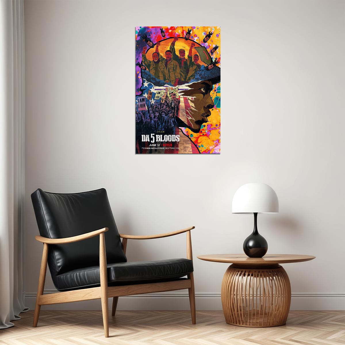 Da 5 Bloods Tv Show Movie 2020 Action Drama Poster Wall Art Print Home Wall Decor - xonomax
