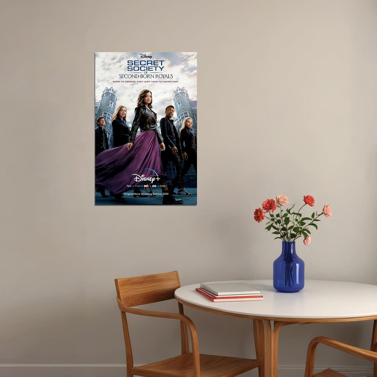Secret Society Of Second Born Royals Tv Movie Poster Wall Art Print Home Wall Decor - xonomax