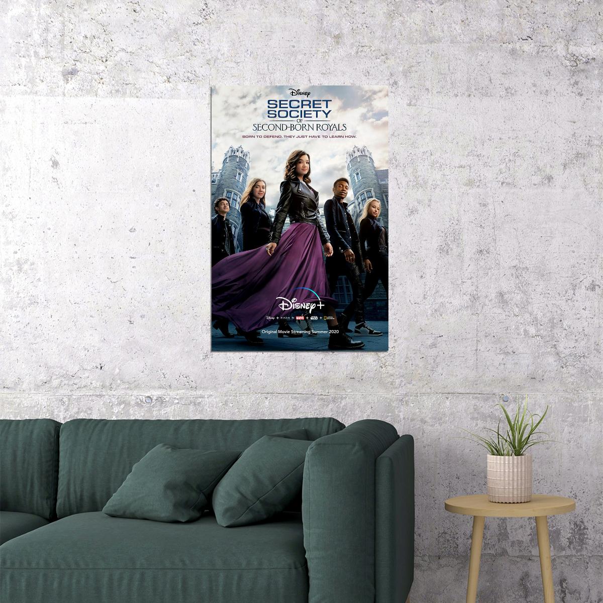 Secret Society Of Second Born Royals Tv Movie Poster Wall Art Print Home Wall Decor - xonomax